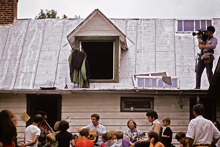 The True Brethren performing at Skymont, Virginia August 1970